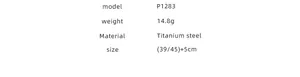 Detailed size specifications of the double-layer titanium steel snake bone necklace