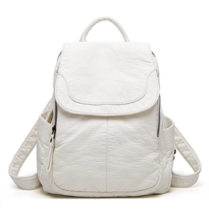 Zaino Da Donna In Morbida Pelle PU Grande Capacità Tasche Multiple Borsa Da Viaggio Scuola Casual Moda