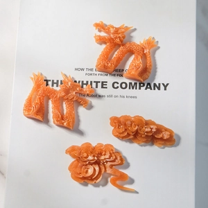 Silikonform-Set aus bernsteinfarbenem Harz mit Drachen und Wolken für Fondant-Kuchen