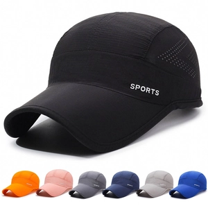 Baseball Cap Quick Dry Mesh Sports Hat Breathable Lightweight Adjustable Sun Hat For Outdoor Running Hiking Unisex