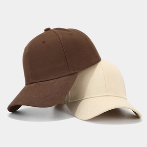 Close-up of high-quality twill cotton fabric and 6-panel structure on baseball caps