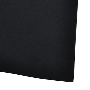 Close-up of the black woven fabric texture on this sexy tube top long sleeve dress