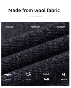 Macro shot of dark grey wool knit fabric texture showing softness and premium weave details