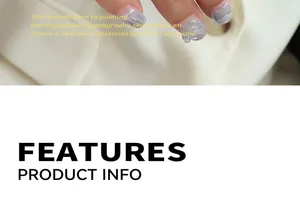 Macro shot of silver sequin nail patches on fingertips with a minimalist fashion style