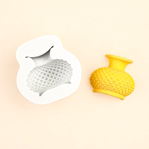 Silikonform 3D Europäische Vasenform Diamantstruktur Für DIY Aromatherapie Gips Fondant Schokolade Tortendekoration
