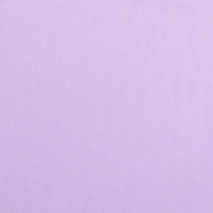 Detailed macro shot of lavender mesh fabric showing fine texture and sewing quality