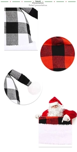 Detailansicht der rot-schwarzen Weihnachtsmütze mit weichem weißem Plüschbesatz und Textur