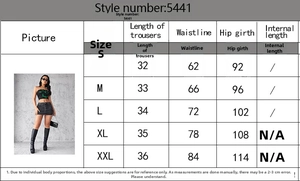 Größentabelle für Jeans-Minirock mit hoher Taille, Taschen und Stretch-Passform-Maßen