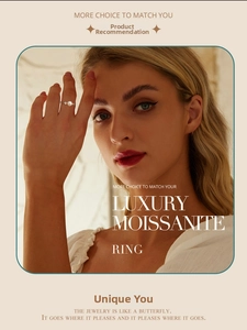 Elegant pearl and moissanite silver ring showcased on a female model with soft lighting