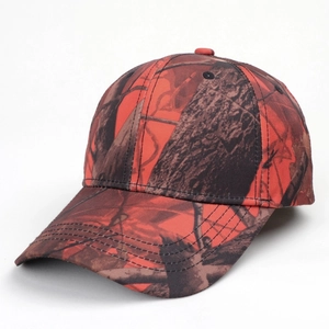 Professionelle rote bionische Tarn-Baseballkappe für Herren taktischer Angelhut Details