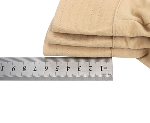 Detailed measurement showing the 7-8cm wide brim of this cotton sun hat for kids