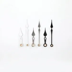 Quartz Clock Hands Aluminum Metal Hour Minute Second Pointers Replacement DIY Wall Clock Repair Home Decor Accessories