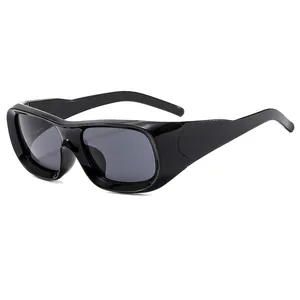 Retro Square Sunglasses UV400 Protection Polycarbonate Frame Acrylic Lens Fashion Outdoor Eyewear For Men Women