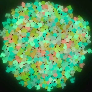 Luminous resin cartoon duck figurines for DIY crafts and micro landscape decoration