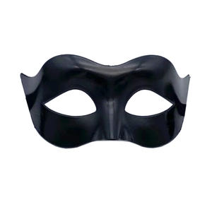 Classic black half-face Zorro mask for men masquerade and Halloween parties