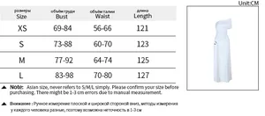 Detailed size chart for sexy one-shoulder ruched maxi dress with side slit measurement guide