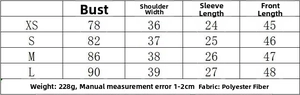 Tableau des tailles détaillé pour ensemble veste en tweed et pantalon de XS à L