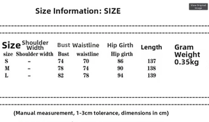 Guide des tailles pour robe dentelle ajourée avec mesures poitrine taille et hanches