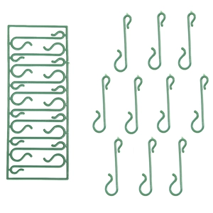 S Shaped Christmas Ornament Hooks Plastic Hangers For Tree Decorations Festive Holiday Bauble Display Accessory