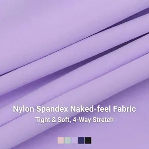 Tight-fitting yoga t-shirt in purple four-way stretch fabric with breathable hollow design