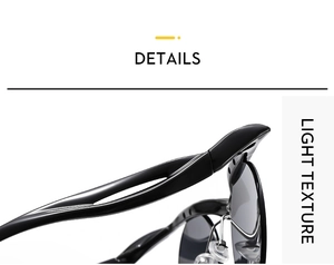 Close-up of sleek hollowed-out temple design and lightweight nose pads on black sunglasses