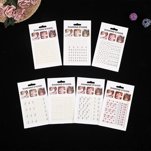 Face Rhinestone Stickers Self Adhesive Body Gems For Festival Party Stage Makeup Nail Art DIY Artificial Pearl Acrylic Ornaments