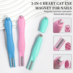 Cat Eye Nail Magnet Pen Detachable Heart Strip Round Shapes Professional Manicure DIY Tools For Nail Art
