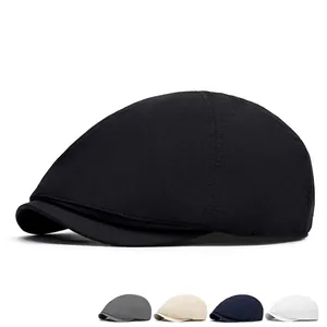 Quick-dry breathable men's ivy cap in multiple colors with lightweight texture