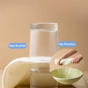 Japanese hot compress facial towel mask made of ultra-absorbent white microfiber