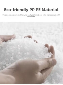 Detailed view of high-quality raw PP and PE plastic granules for durable hedgehog toy parts