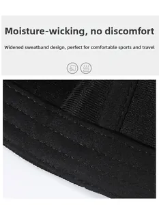 Detail of the widened moisture-wicking sweatband inside the breathable baseball cap