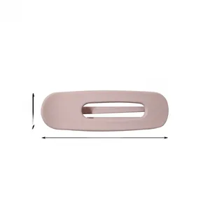 Matte lotus pink hair clip detail showing 8cm length and 8.5g weight specifications