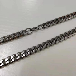 Collier Chaîne Gourmette En Acier Inoxydable Style Hip Hop Punk Bijoux En Métal Tendance Pour Hommes