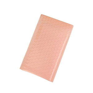 Thick pink bubble mailers with protective air cushioning for shipping phone cases