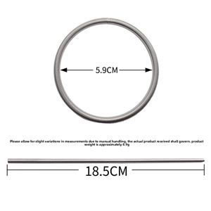 Detail view of 5.9cm silver metal spring bracelet with length and weight measurements
