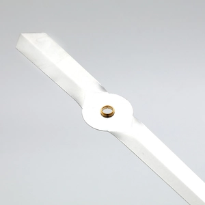 Aiguilles d'horloge en aluminium argenté avec centre doré pour mouvements quartz