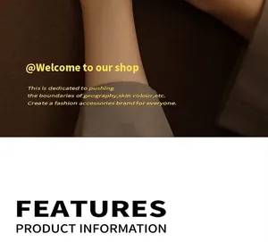 Detailed product features section with brown textile and soft lighting background
