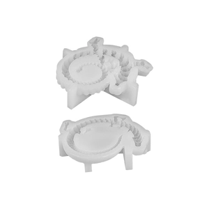 Stampo in silicone drago 3D per candele e sapone artigianale con finitura traslucida