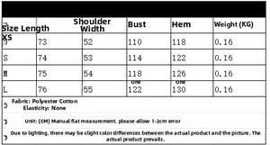 Size chart for vintage polka dot lapel shirt with length, bust, and shoulder measurements