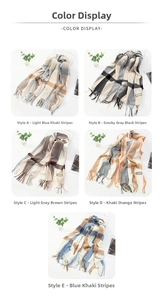 Close-up of classic checkered cashmere scarves with fringe and soft warming textures
