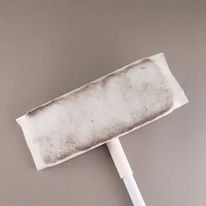 Minimalist Japanese style electrostatic dust mop with disposable dry wipes for home cleaning
