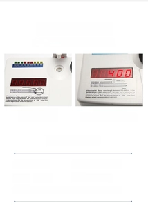 UV400 testing display and detailed specifications table for rimless alloy sunglasses