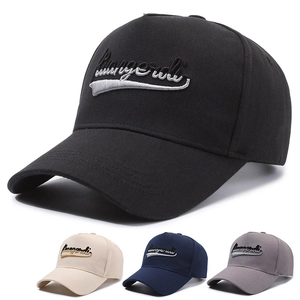 Embroidered Cotton Baseball Cap Adjustable Sport Hat For Outdoor Casual Sunshade Fashion Breathable
