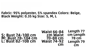 Detailed size chart for lace mini dress showing bust, waist, and length in centimeters