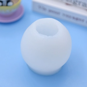 Spherical rose flower silicone mold for DIY cake baking and handcrafted resin crafts