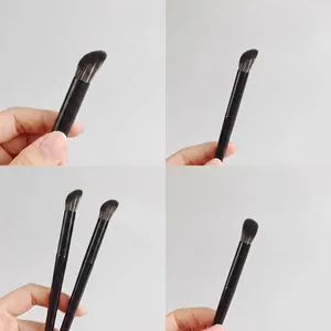 Set de 3 pinceaux de maquillage pour contouring du nez et anti-cernes à poils doux
