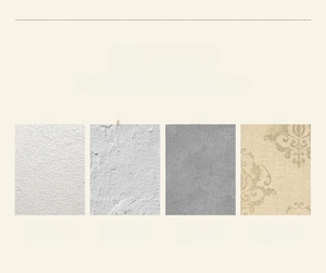 Guide showing unsuitable wall surfaces: painted, plaster, cement, and wallpaper types