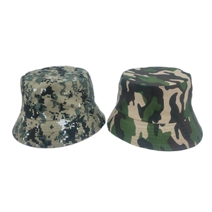 Quick-dry digital camo bucket hat for men and women with wide brim sun protection