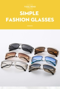 Detailed grid of Y2K vintage metal sunglasses in various lens colors and frame finishes