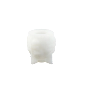 Textured cylinder silicone mold for Easter egg candles and DIY gypsum crafts